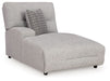 Acklen Place - Pewter - Laf Power Reclining Back Chaise - Tallahassee Discount Furniture (FL)