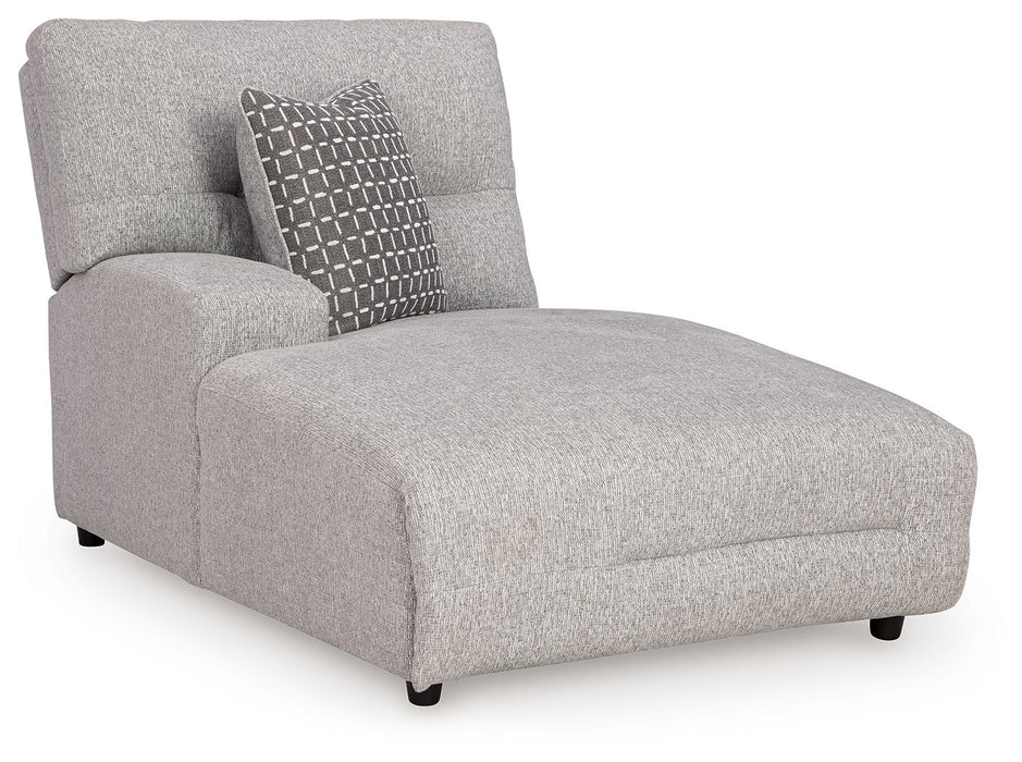 Acklen Place - Pewter - Laf Power Reclining Back Chaise - Tallahassee Discount Furniture (FL)