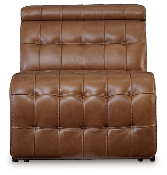 Temmpton - Chocolate - Power Armless Recliner With Adj Headrest - Tallahassee Discount Furniture (FL)