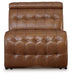 Temmpton - Chocolate - Power Armless Recliner With Adj Headrest - Tallahassee Discount Furniture (FL)