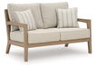 Hallow Creek - Driftwood - Loveseat With Cushion - Tallahassee Discount Furniture (FL)