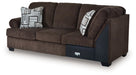Kimlee - Chocolate - LAF Sofa - Tallahassee Discount Furniture (FL)