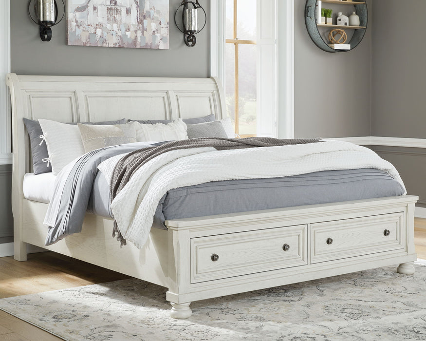 Robbinsdale - Sleigh Bedroom Set - Tallahassee Discount Furniture (FL)