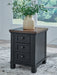 Wildenauer - Brown / Black - Chair Side End Table - Tallahassee Discount Furniture (FL)