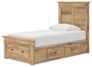 Makidern - Panel Storage Bed With 2 Under Bed Storage Units - Tallahassee Discount Furniture (FL)