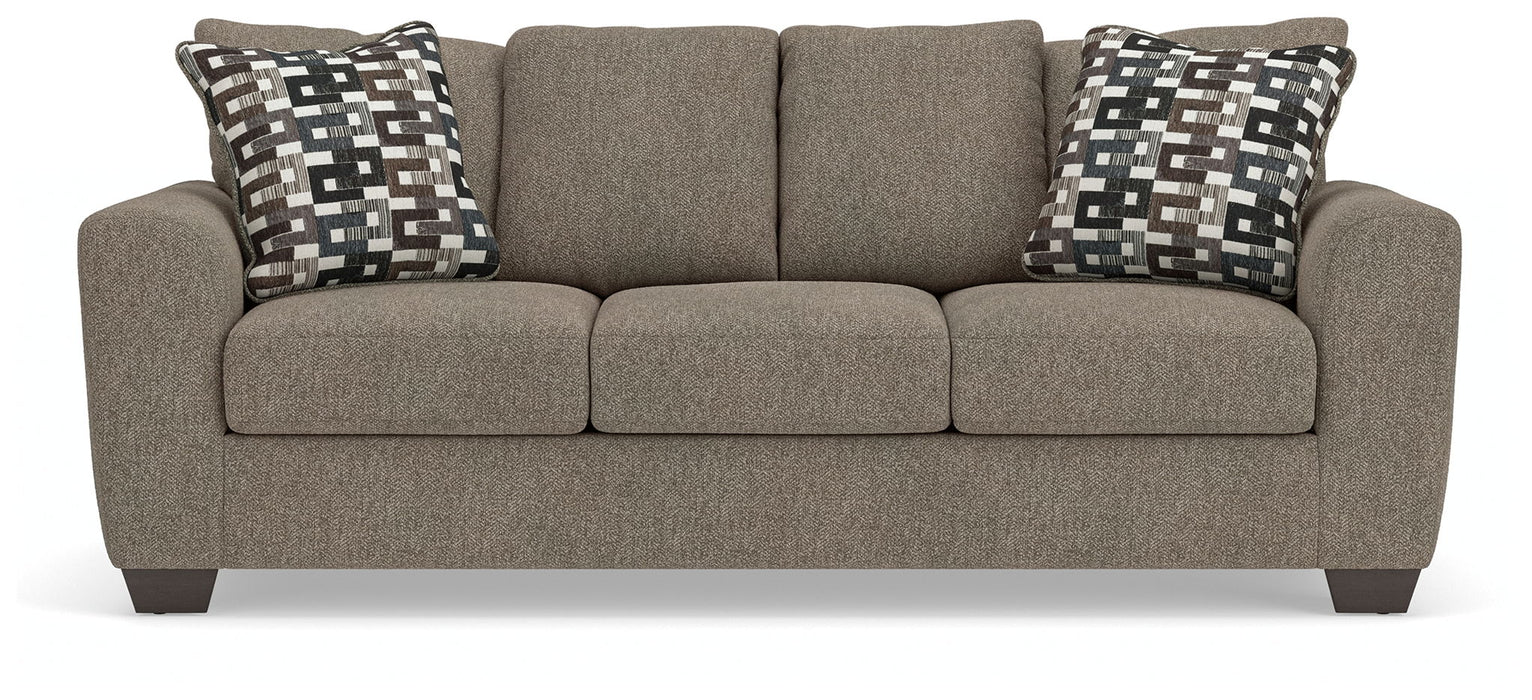 Triston-Peaks - Queen Sofa Sleeper - Suede - Tallahassee Discount Furniture (FL)