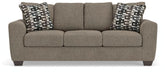 Triston-Peaks - Queen Sofa Sleeper - Suede - Tallahassee Discount Furniture (FL)