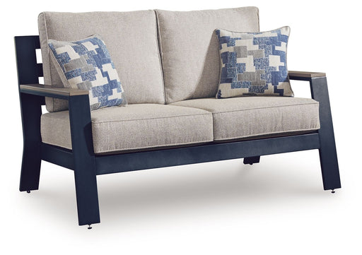 East Beach - Loveseat With Cushion - Blue - Tallahassee Discount Furniture (FL)