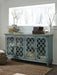 Mirimyn - Accent Cabinet - Vintage Finish - Antique Teal - Tallahassee Discount Furniture (FL)