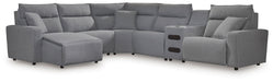 ModMax II - Salt And Pepper - Reclining Sectional - Tallahassee Discount Furniture (FL)