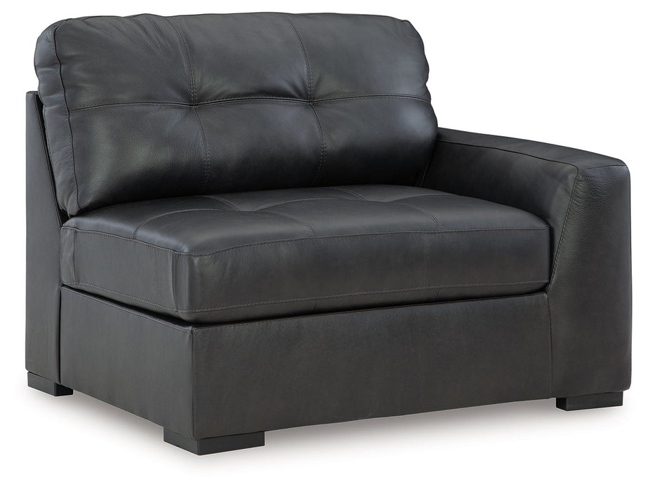 Brindley Pier - Fog - Raf Corner Chair - Tallahassee Discount Furniture (FL)