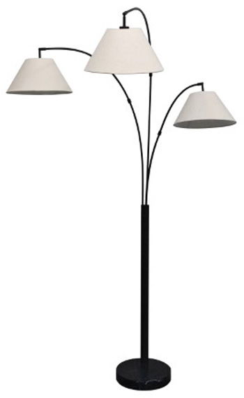 Gibbswellner - Metal Arc Lamp - Black - Tallahassee Discount Furniture (FL)