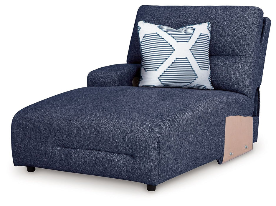 Acklen Place - Navy - Laf Power Reclining Back Chaise - Tallahassee Discount Furniture (FL)