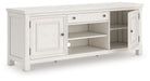 Robbinsdale - Extra Large TV Stand - Antique White - Tallahassee Discount Furniture (FL)