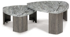 Surmour - Gray / Brown - Stacked Cocktail Table - Tallahassee Discount Furniture (FL)
