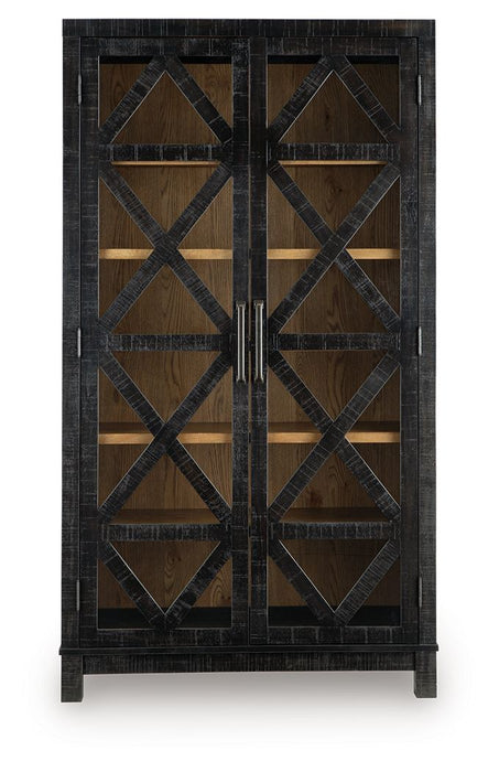 Christop - Accent Cabinet - Black / Brown - Tallahassee Discount Furniture (FL)
