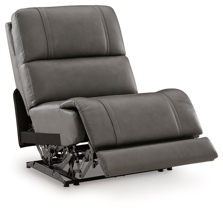 5Z - Pittson - Power Armless Recliner With Adjustable Headrest - Anchor - Tallahassee Discount Furniture (FL)