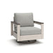Vista Highlands - Swivel Lounge With Cushion - Brown / White - Tallahassee Discount Furniture (FL)