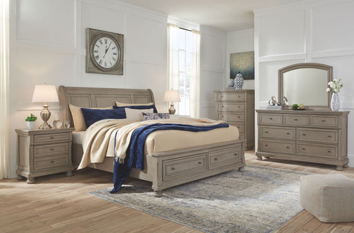 Lettner - Sleigh Bedroom Set - Tallahassee Discount Furniture (FL)