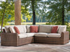Dolan Creek - Outdoor Sectional - Tallahassee Discount Furniture (FL)