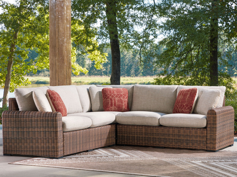 Dolan Creek - Outdoor Sectional - Tallahassee Discount Furniture (FL)