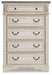 Realyn - Five Drawer Chest - White / Brown / Beige - Tallahassee Discount Furniture (FL)