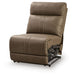 Max-Momentum - Power Armless Recliner With Adjustable Headrest - Biscotti - Tallahassee Discount Furniture (FL)