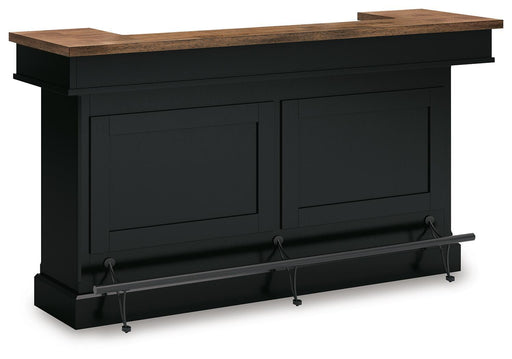 Wildenauer - Bar - Brown / Black - Tallahassee Discount Furniture (FL)
