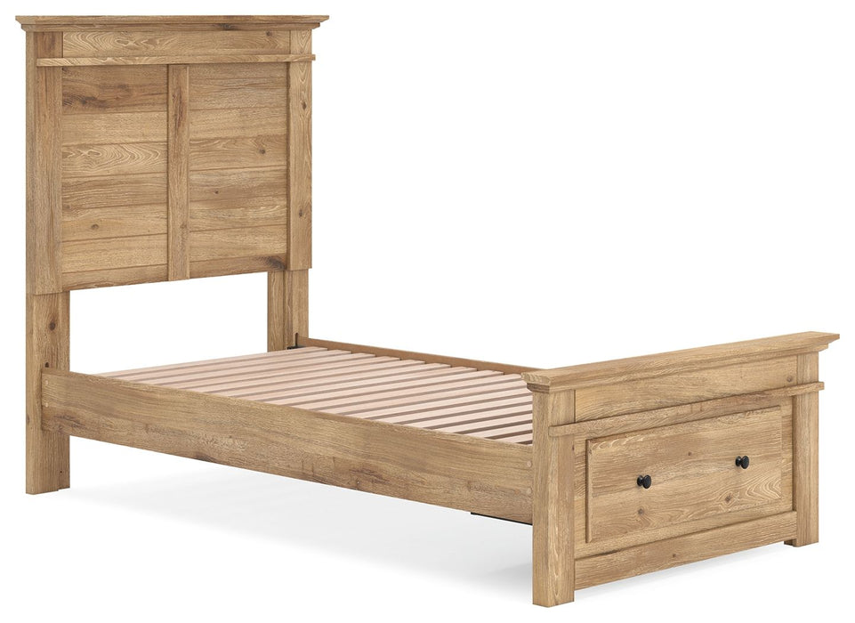 Makidern - Panel Storage Bed With Storage Footboard - Tallahassee Discount Furniture (FL)