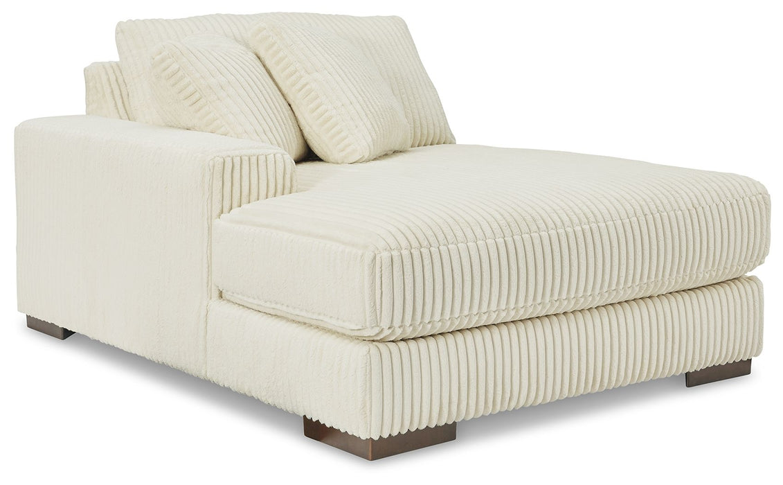 Lindyn - Beige - LAF Corner Chaise - Tallahassee Discount Furniture (FL)
