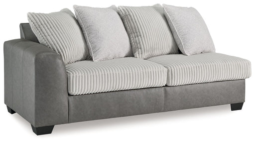 Clairette Court - Alloy - Laf Sofa - Tallahassee Discount Furniture (FL)