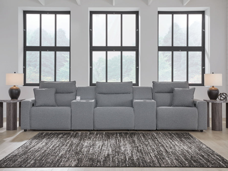 ModMax II - Salt And Pepper - Reclining Sectional - Tallahassee Discount Furniture (FL)