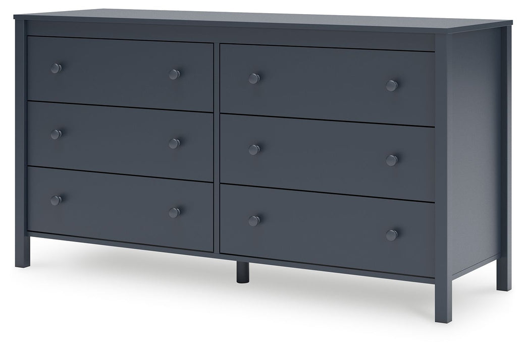 Simmenfort - Navy Blue - Six Drawer Dresser - Tallahassee Discount Furniture (FL)