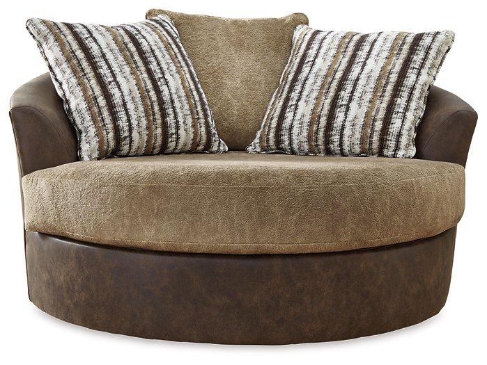 Alesbury Oversized Swivel Accent Chair - Tallahassee Discount Furniture (FL)