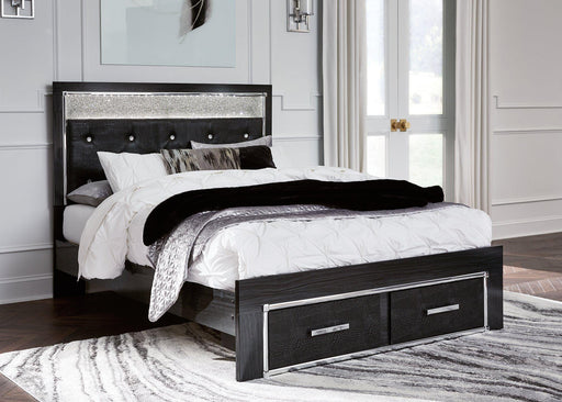 Kaydell Upholstered Panel Storage Bed - Tallahassee Discount Furniture (FL)