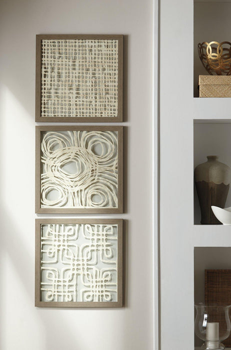 Odella Wall Decor (Set of 3) - Tallahassee Discount Furniture (FL)