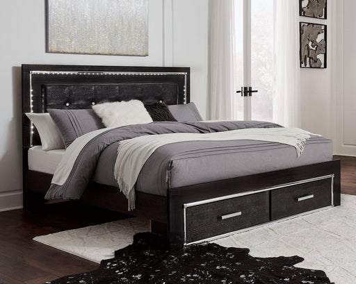 Kaydell Upholstered Bed with Storage - Tallahassee Discount Furniture (FL)
