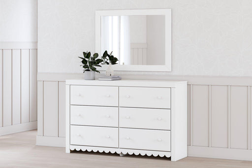 Mollviney Dresser and Mirror - Tallahassee Discount Furniture (FL)