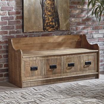 Garrettville Storage Bench - Tallahassee Discount Furniture (FL)