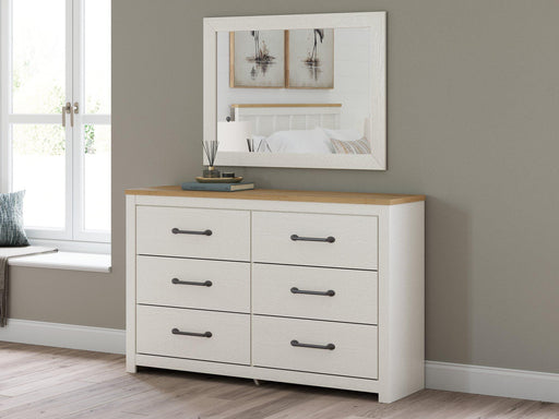 Linnocreek Dresser and Mirror - Tallahassee Discount Furniture (FL)