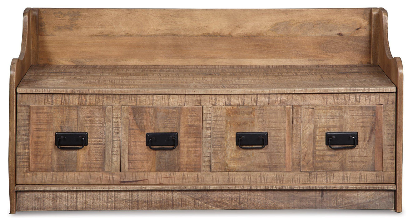 Garrettville Storage Bench - Tallahassee Discount Furniture (FL)