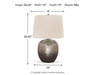 Magalie Table Lamp - Tallahassee Discount Furniture (FL)