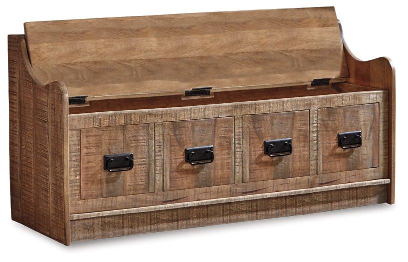 Garrettville Storage Bench - Tallahassee Discount Furniture (FL)