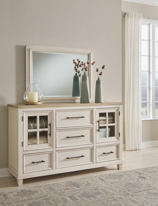 Shaybrock Dresser and Mirror - Tallahassee Discount Furniture (FL)