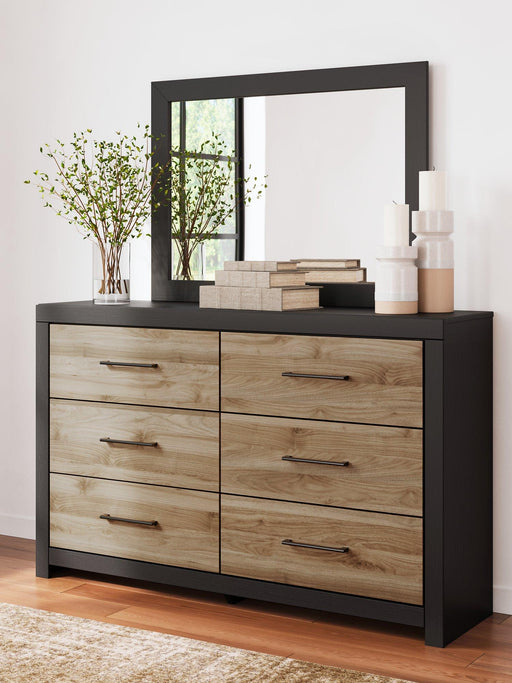 Vertani Dresser and Mirror - Tallahassee Discount Furniture (FL)