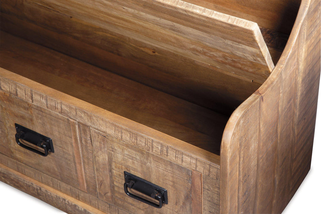 Garrettville Storage Bench - Tallahassee Discount Furniture (FL)