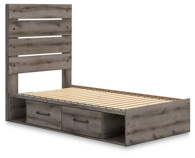 Graystorm Bed with Storage - Tallahassee Discount Furniture (FL)