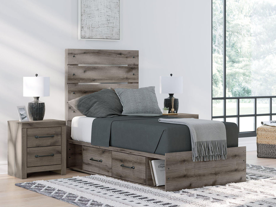 Graystorm Bed with Storage - Tallahassee Discount Furniture (FL)