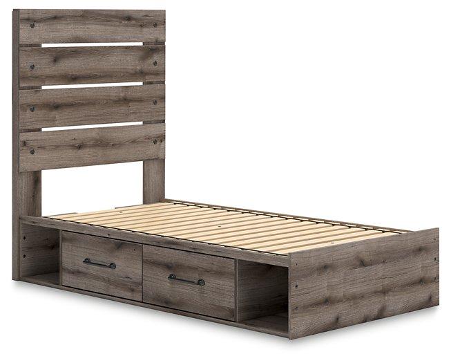 Graystorm Bed with Storage - Tallahassee Discount Furniture (FL)