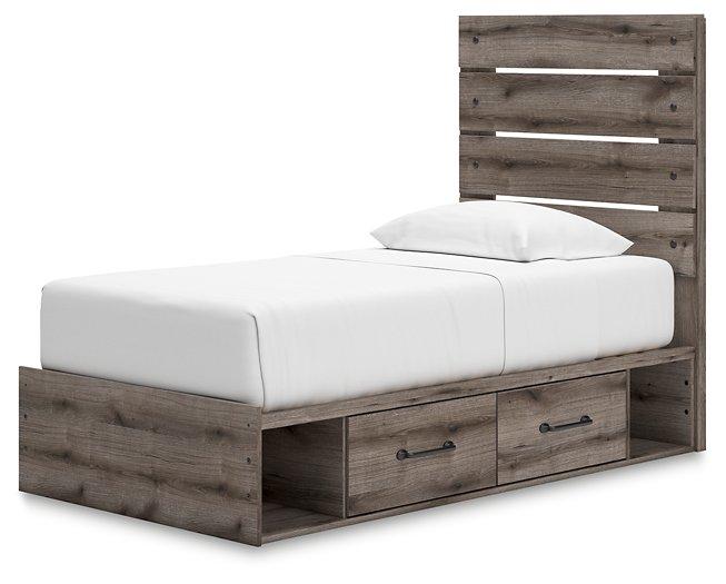 Graystorm Bed with Storage - Tallahassee Discount Furniture (FL)